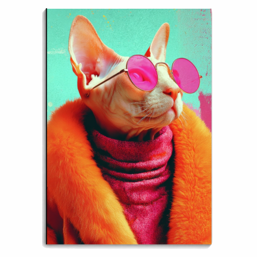 Fashion Sphynx - personalised A4, A5, A6 notebook by DejaReve