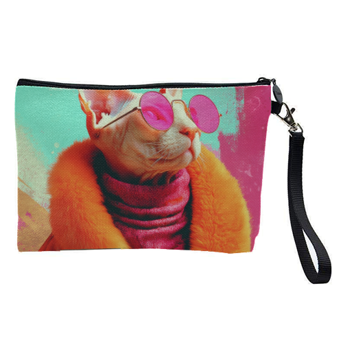 Fashion Sphynx - pretty makeup bag by DejaReve