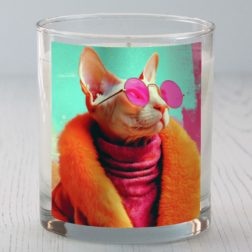 Fashion Sphynx - scented candle by DejaReve