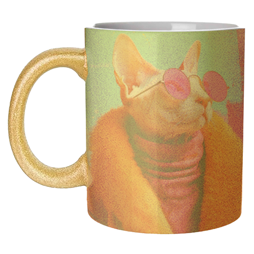 Fashion Sphynx - unique mug by DejaReve