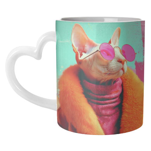Fashion Sphynx - unique mug by DejaReve