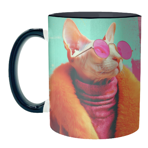 Fashion Sphynx - unique mug by DejaReve