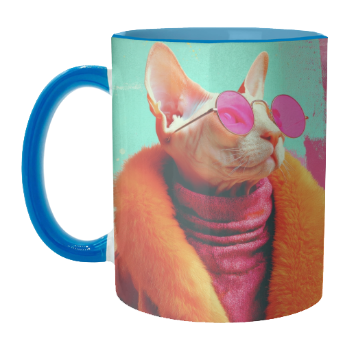 Fashion Sphynx - unique mug by DejaReve