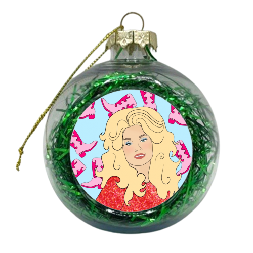 Fashionable Dolly - xmas bauble by Eloise