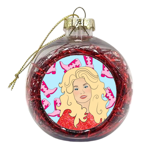 Fashionable Dolly - xmas bauble by Eloise