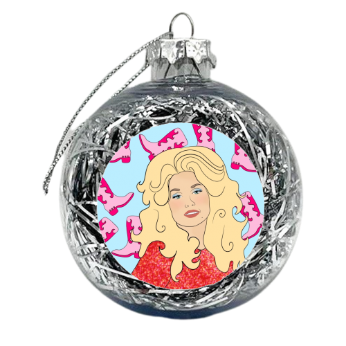 Fashionable Dolly - xmas bauble by Eloise