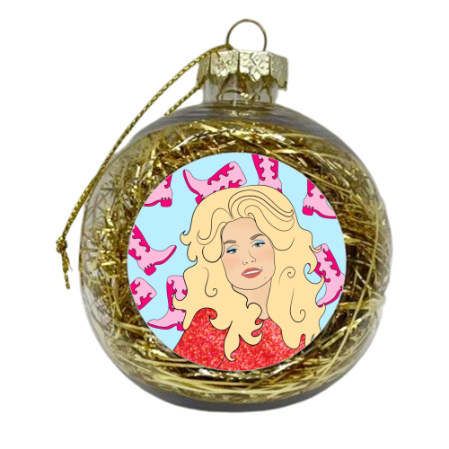 Fashionable Dolly - xmas bauble by Eloise