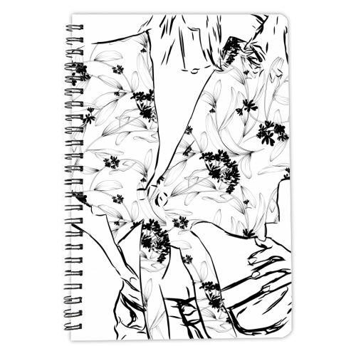Fashionista II - personalised A4, A5, A6 notebook by Uma Prabhakar Gokhale