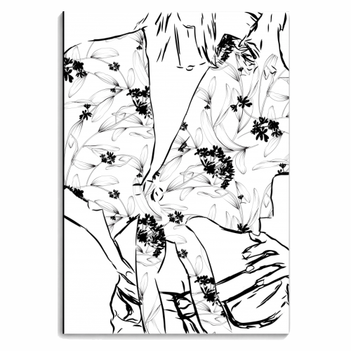 Fashionista II - personalised A4, A5, A6 notebook by Uma Prabhakar Gokhale