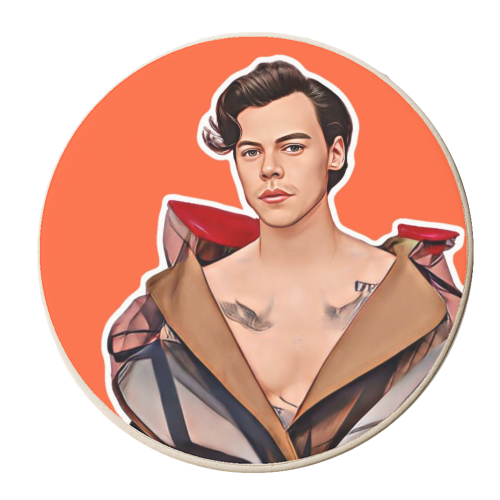 FasHUN Harry - personalised beer coaster by DOLLY WOLFE
