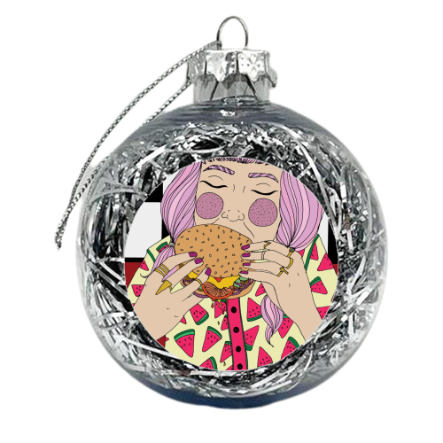 Fast Love - xmas bauble by Phie Hackett