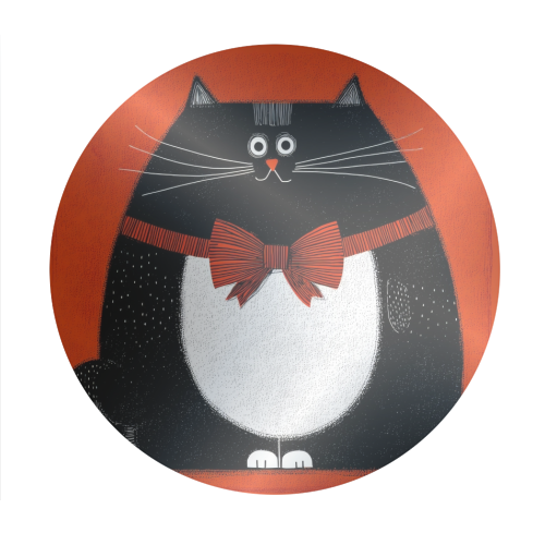 Fat Christmas mood - Circle Sticker by DejaReve