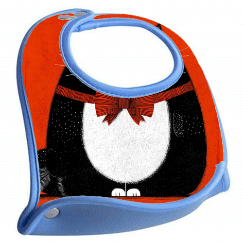 Fat Christmas mood - feeding bib by DejaReve