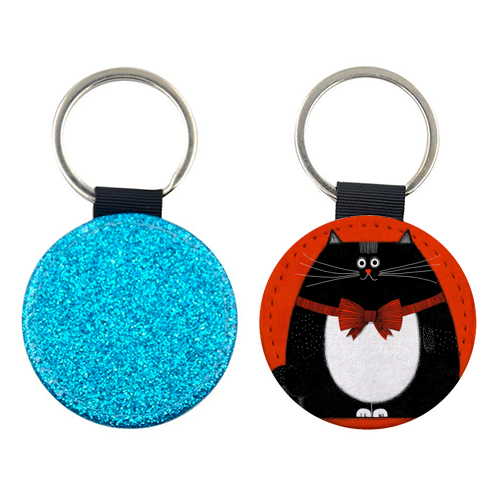 Fat Christmas mood - keyring by DejaReve