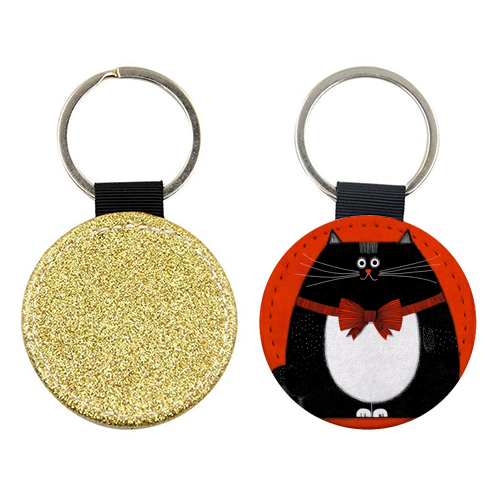 Fat Christmas mood - keyring by DejaReve