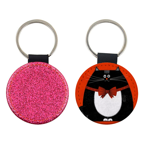 Fat Christmas mood - keyring by DejaReve
