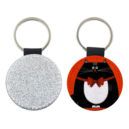 Fat Christmas mood - keyring by DejaReve