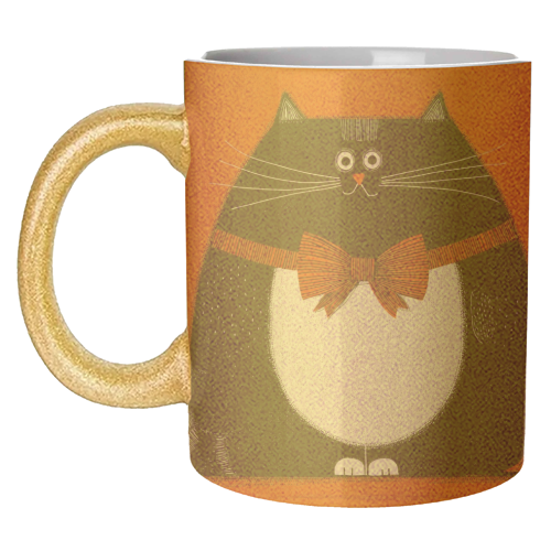 Fat Christmas mood - unique mug by DejaReve