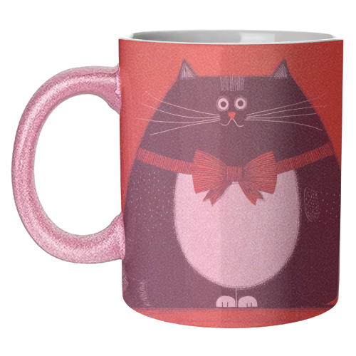 Fat Christmas mood - unique mug by DejaReve