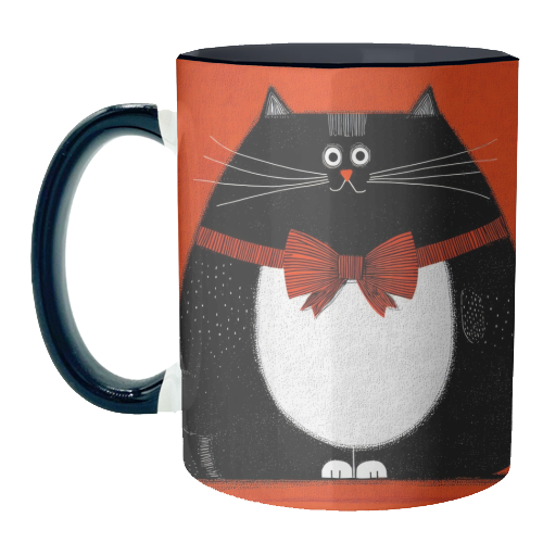 Fat Christmas mood - unique mug by DejaReve