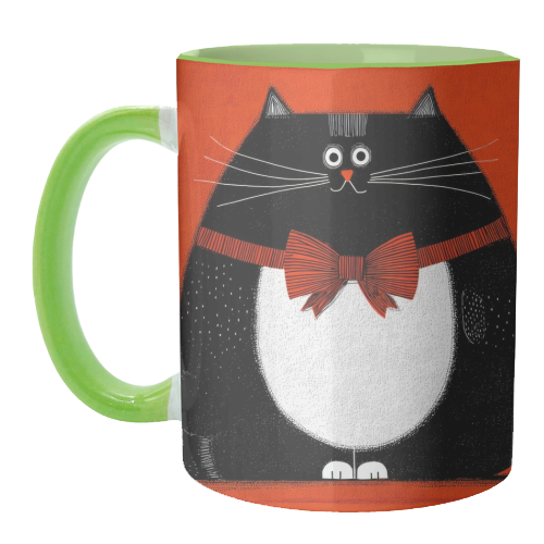 Fat Christmas mood - unique mug by DejaReve