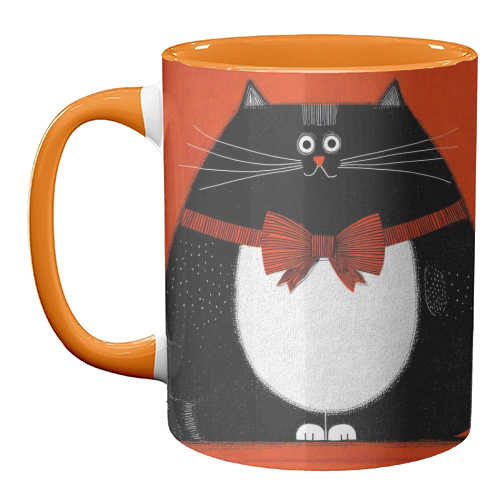 Fat Christmas mood - unique mug by DejaReve