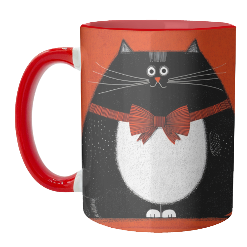 Fat Christmas mood - unique mug by DejaReve
