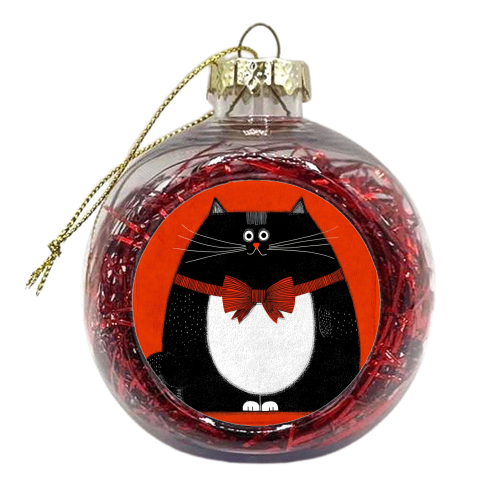 Fat Christmas mood - xmas bauble by DejaReve