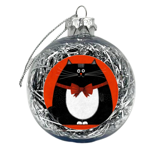 Fat Christmas mood - xmas bauble by DejaReve