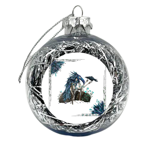 Father of Crows - xmas bauble by Tom Charlesworth