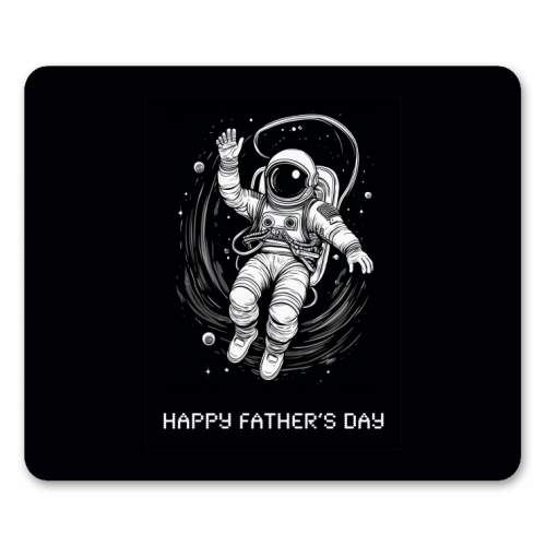 Father's Day Astronaut - mouse mat by Adam Regester