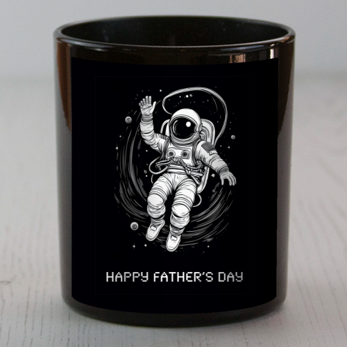 Father's Day Astronaut - scented candle by Adam Regester
