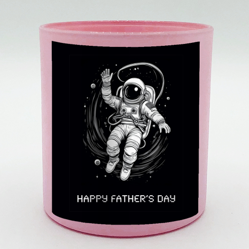 Father's Day Astronaut - scented candle by Adam Regester