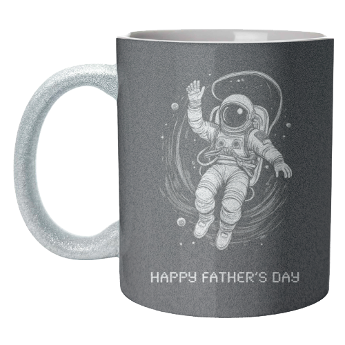 Father's Day Astronaut - unique mug by Adam Regester