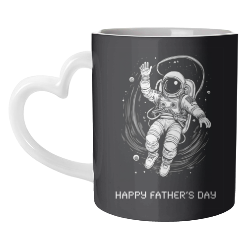 Father's Day Astronaut - unique mug by Adam Regester