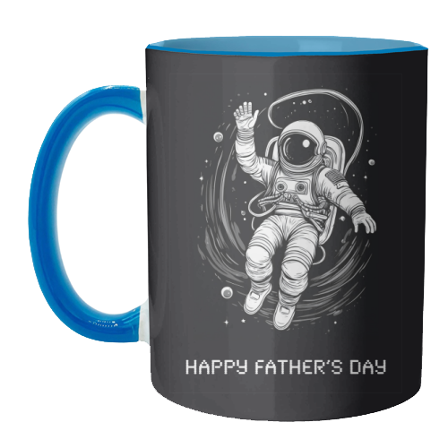 Father's Day Astronaut - unique mug by Adam Regester