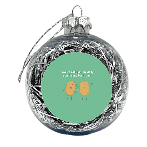Father's Day Best Spud - xmas bauble by Laura Lonsdale