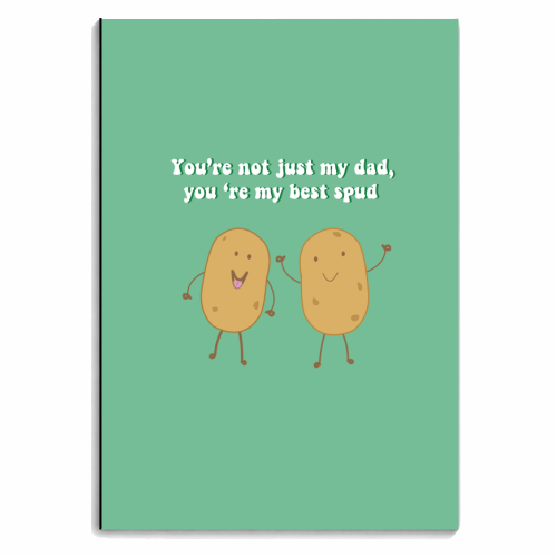 Father's Day Best Spud - personalised A4, A5, A6 notebook by Laura Lonsdale