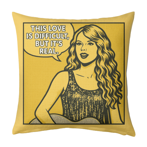 Fearless Love - designed cushion by Ms Doodle
