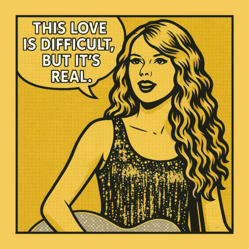 Fearless Love - Die Cut Sticker by Ms Doodle