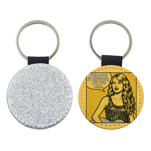 Fearless Love - keyring by Ms Doodle