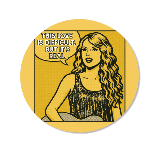 Fearless Love - Magnet by Ms Doodle