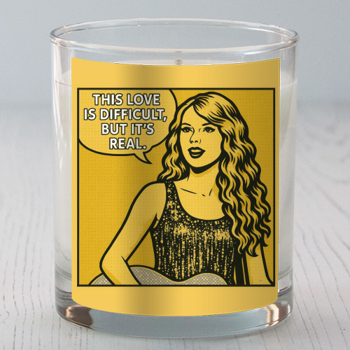 Fearless Love - scented candle by Ms Doodle