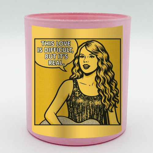 Fearless Love - scented candle by Ms Doodle