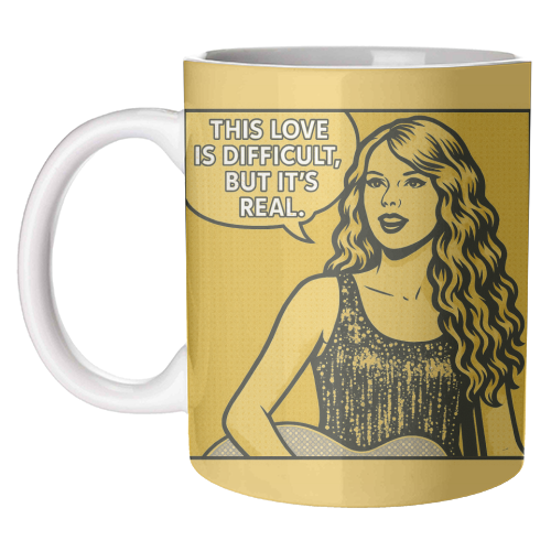 Fearless Love - unique mug by Ms Doodle