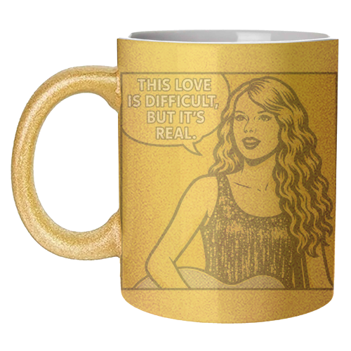 Fearless Love - unique mug by Ms Doodle