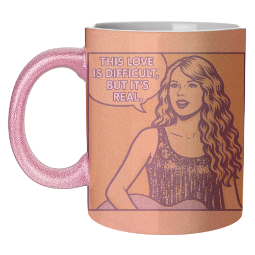 Fearless Love - unique mug by Ms Doodle