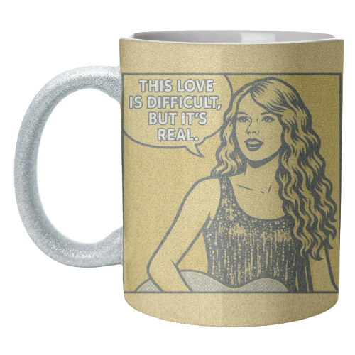 Fearless Love - unique mug by Ms Doodle