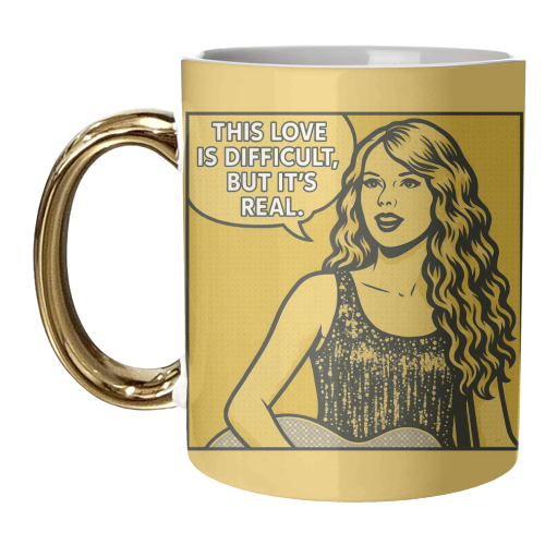 Fearless Love - unique mug by Ms Doodle