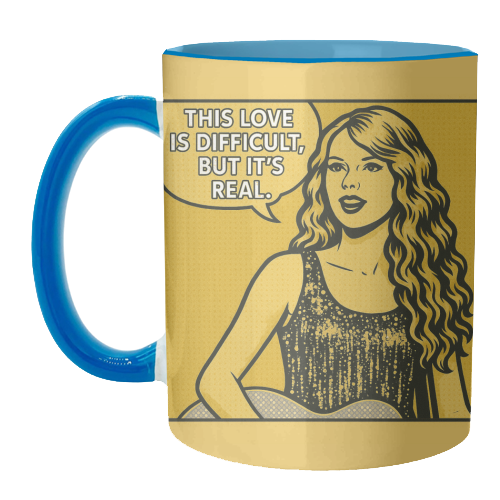 Fearless Love - unique mug by Ms Doodle